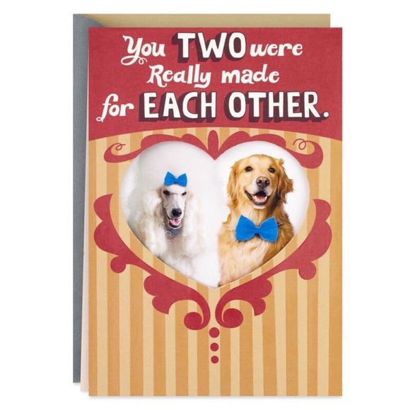 Pair Of Pups Pop Up Anniversary Card by Hallmark - Picture 1 of 11